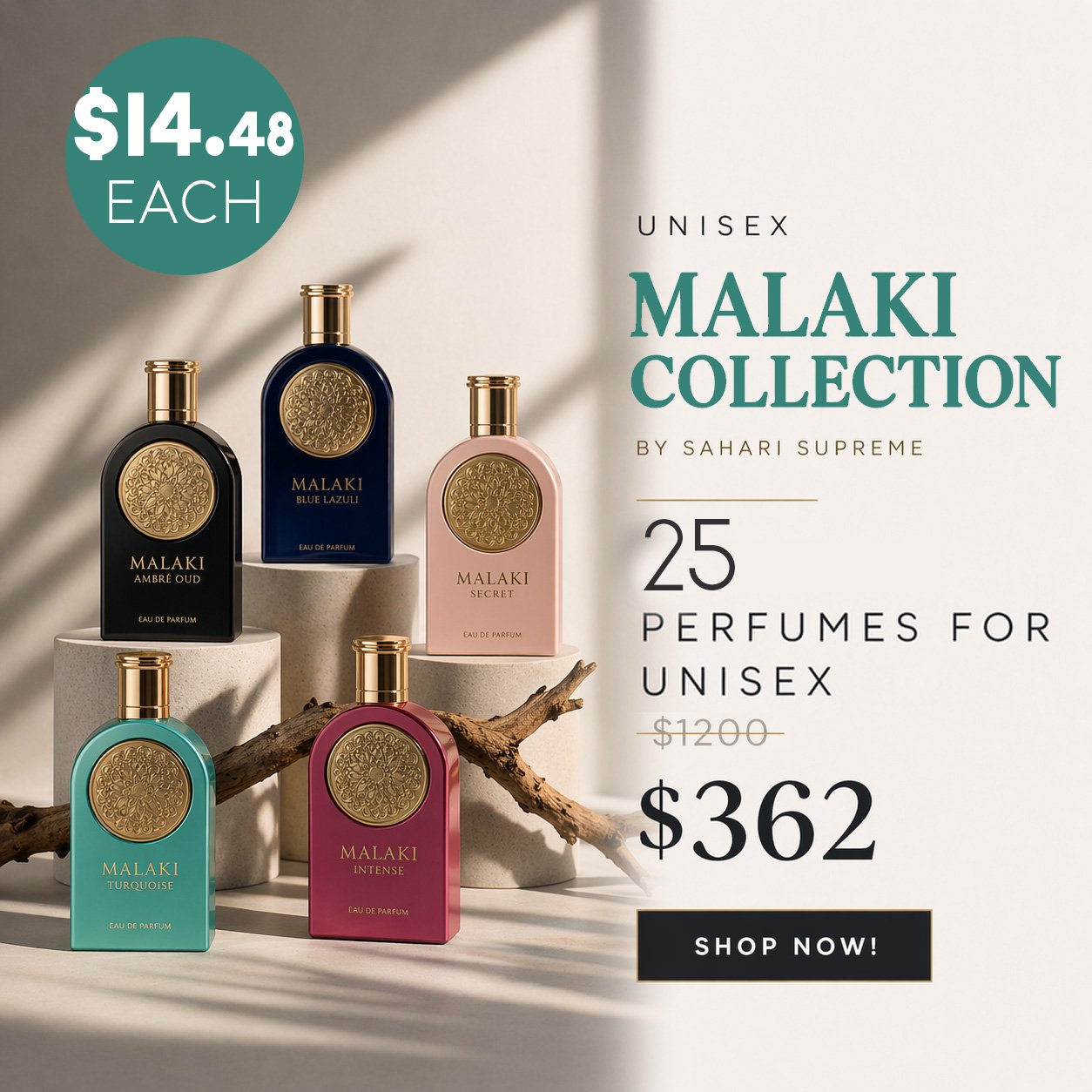 MALAKI COLLECTION BY Sahari Supreme.